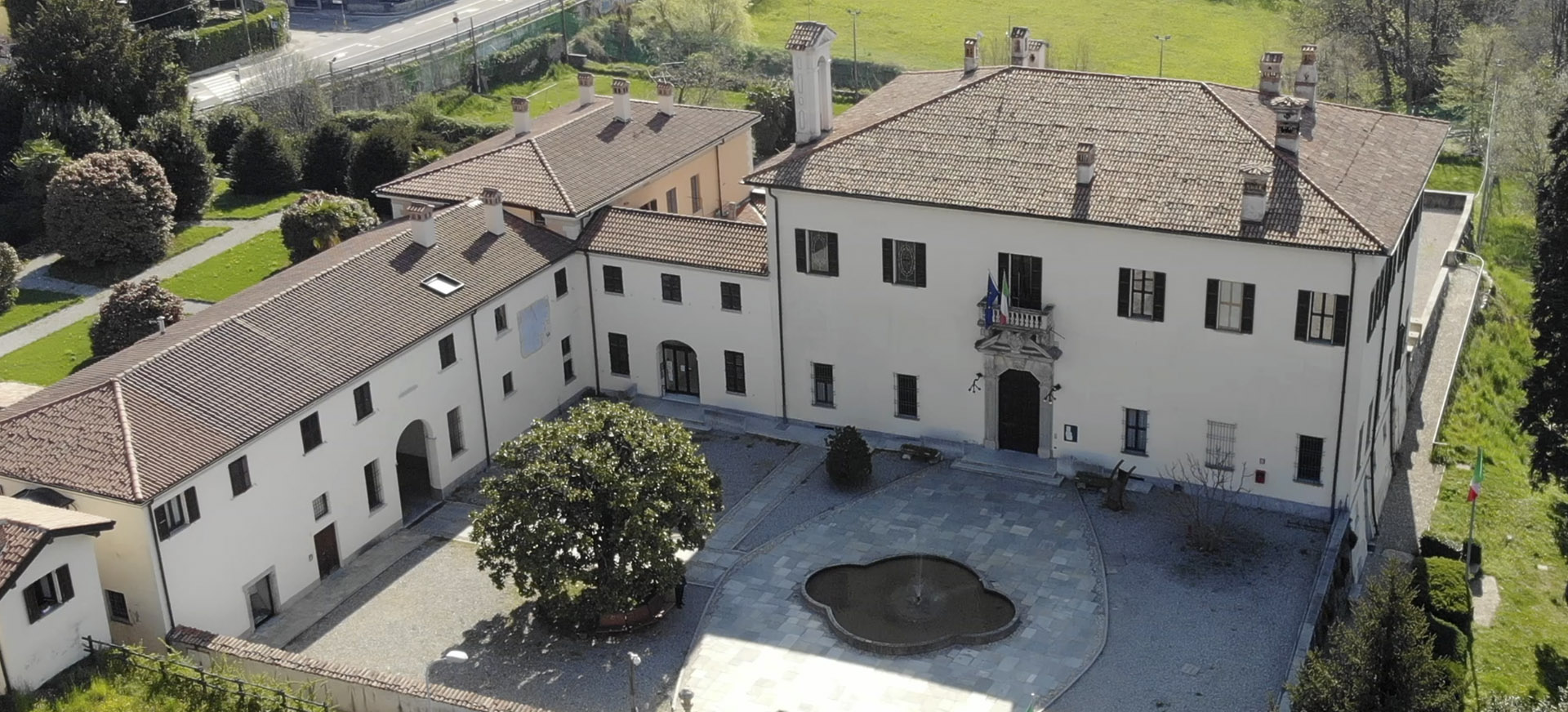Villa Imbonati dall'alto